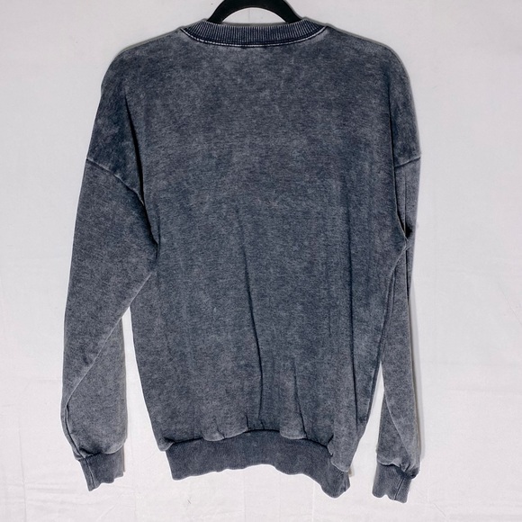 NOBO No Boundaries Grey Burnout Hot Rod Crew Neck Graphic Sweatshirt M - Picture 2 of 14